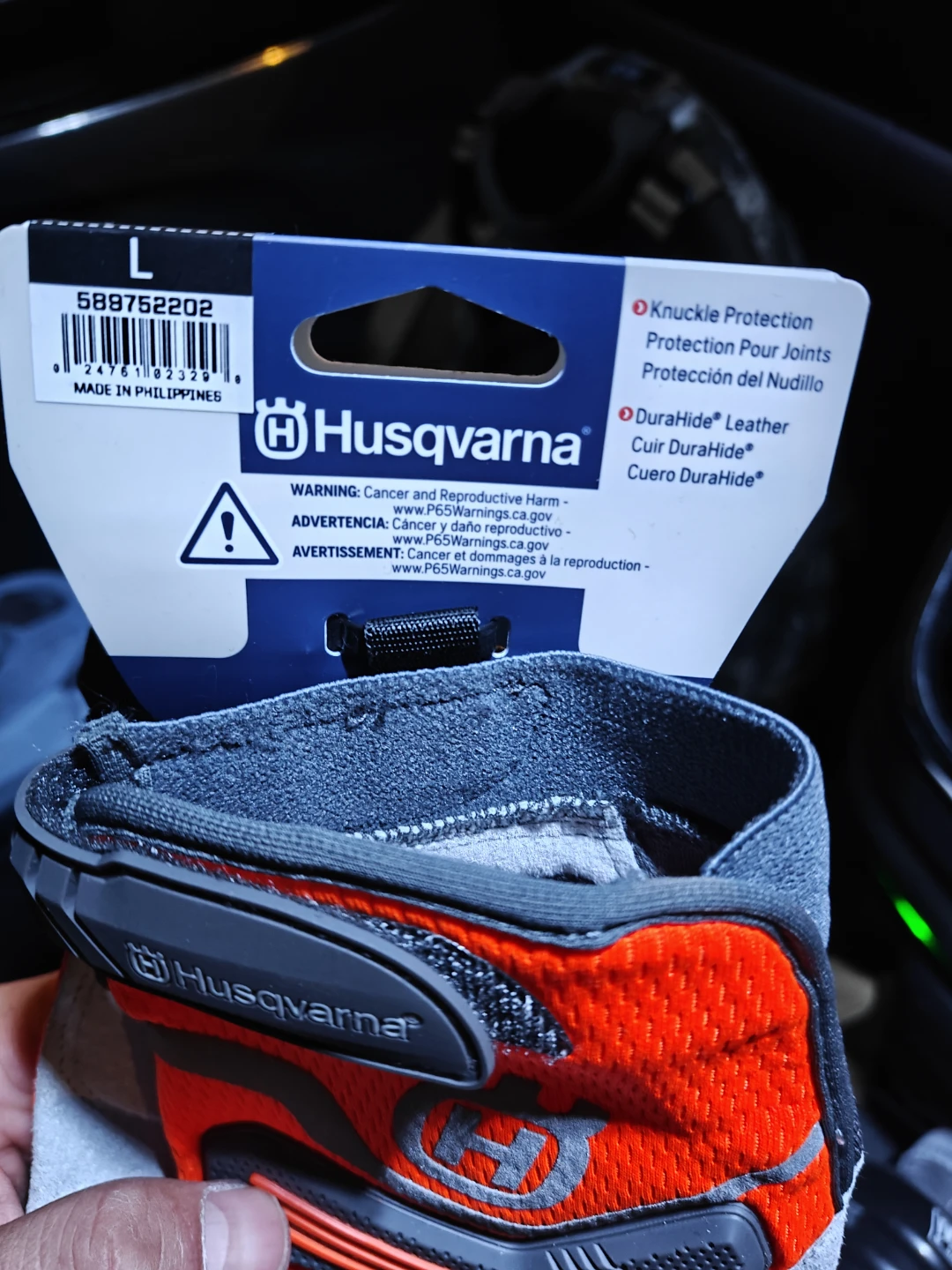 Husqvarna Technical Gloves Size L - photo 2