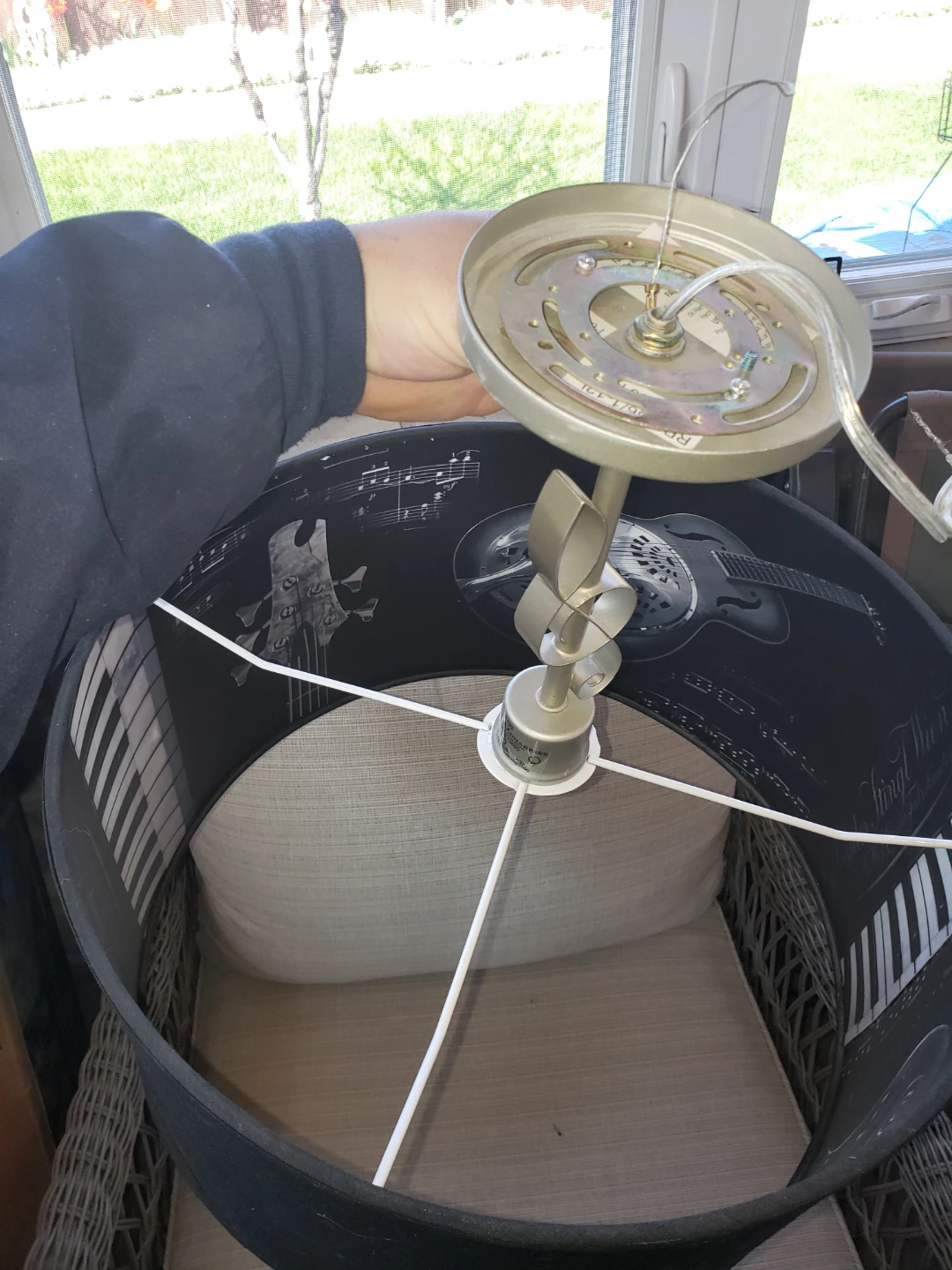 Musical Themed Drum Lamp Shade