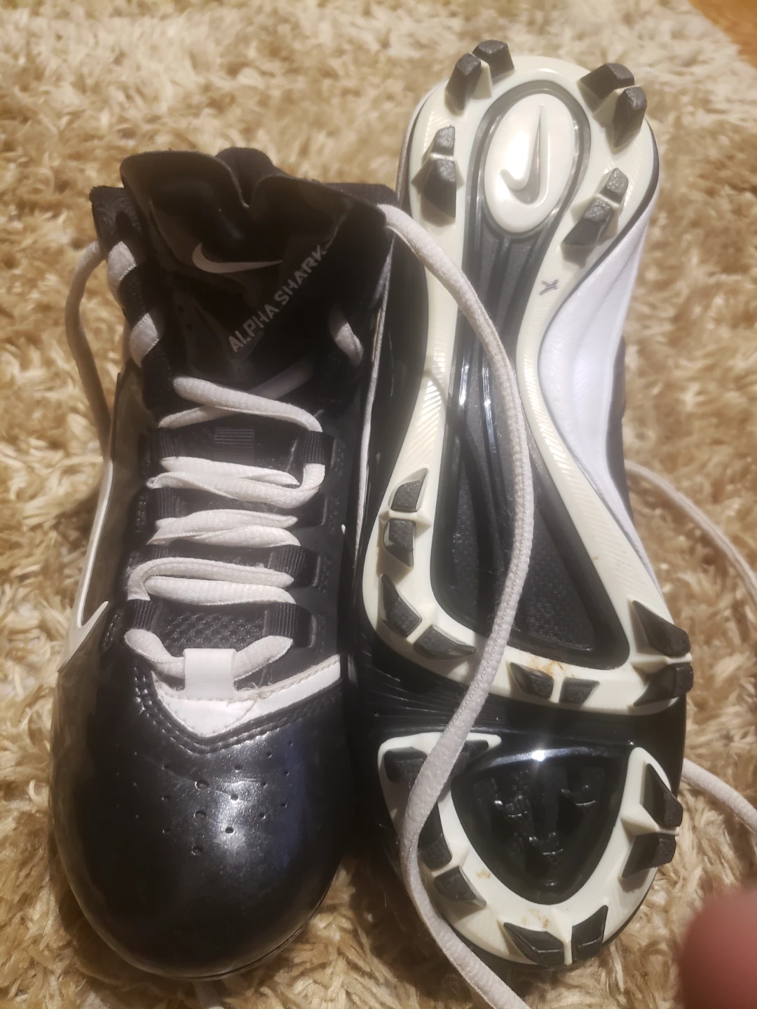 Nike Alpha Shark Football or baseball Cleats