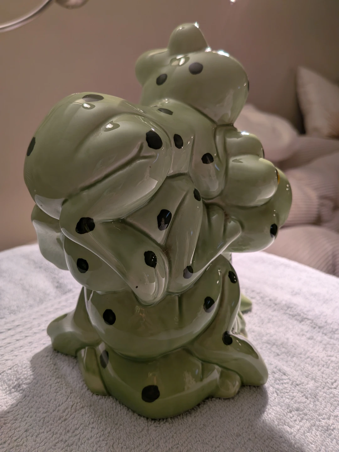 Stacking Frog Ceramic Piggy Bank - photo 2