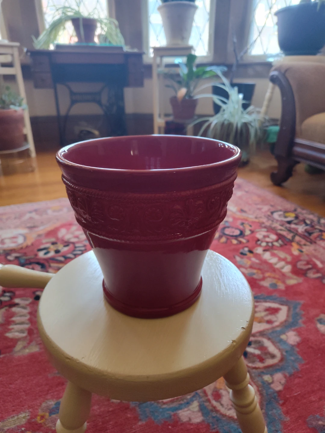 DEARTIS Red Decorative Planter Pot