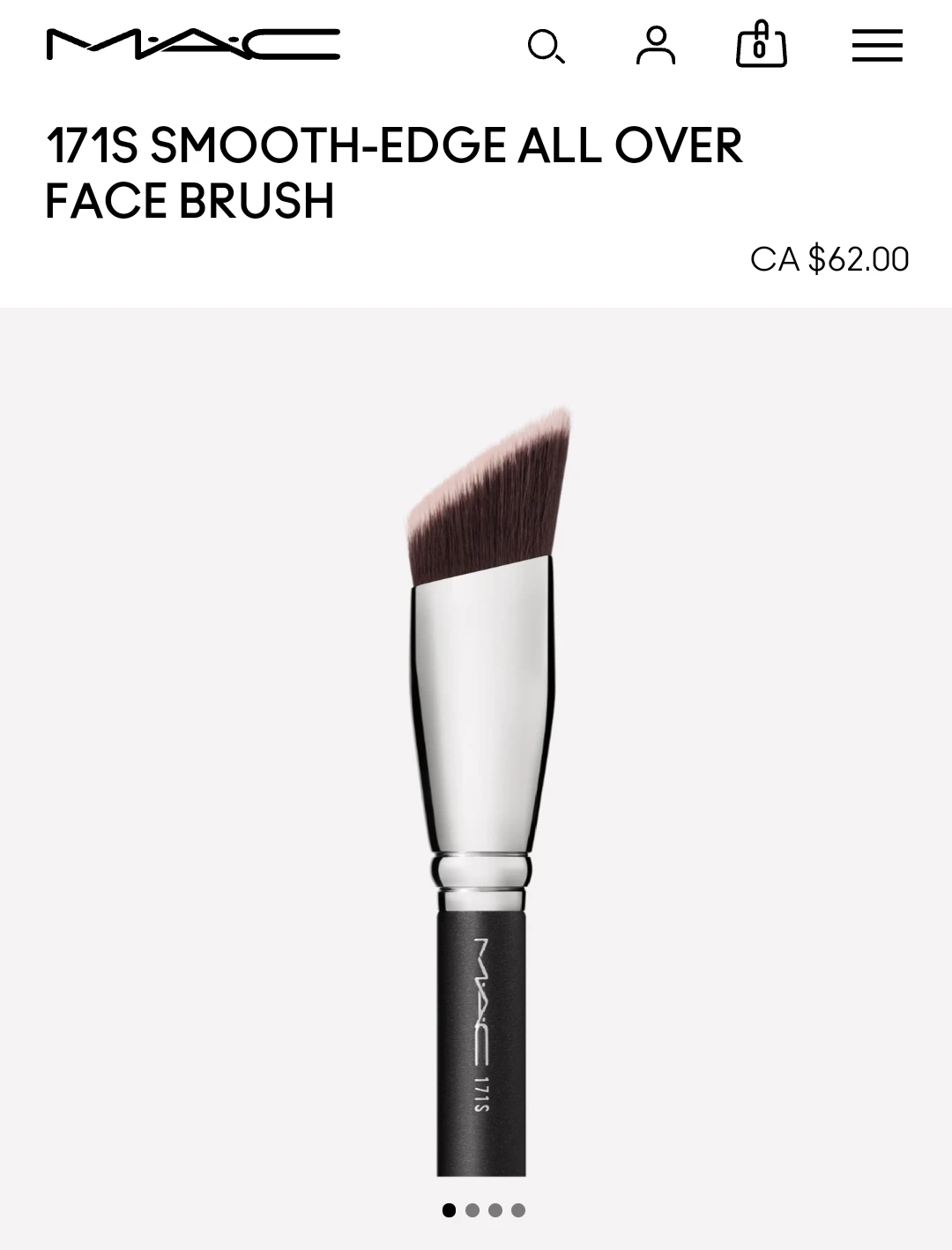 (NEW) 💋 MAC Cosmetics - 171S SMOOTH-EDGE ALL OVER FACE BRUSH - photo 5