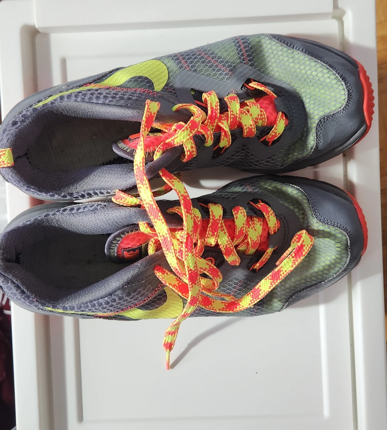 Nike Dual Fusion Men's Running Shoes Grey/Lime