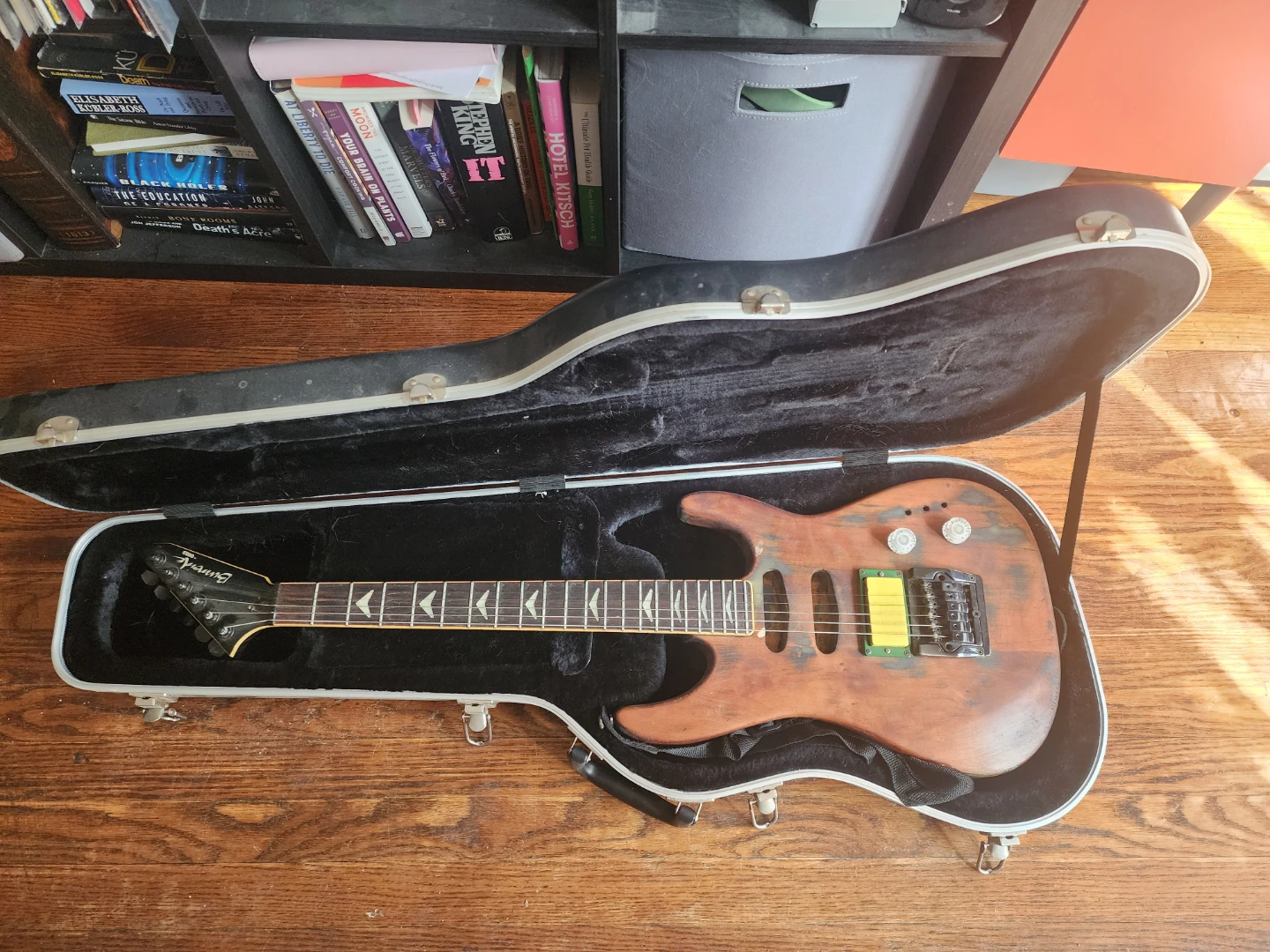 Hand-built electric guitar