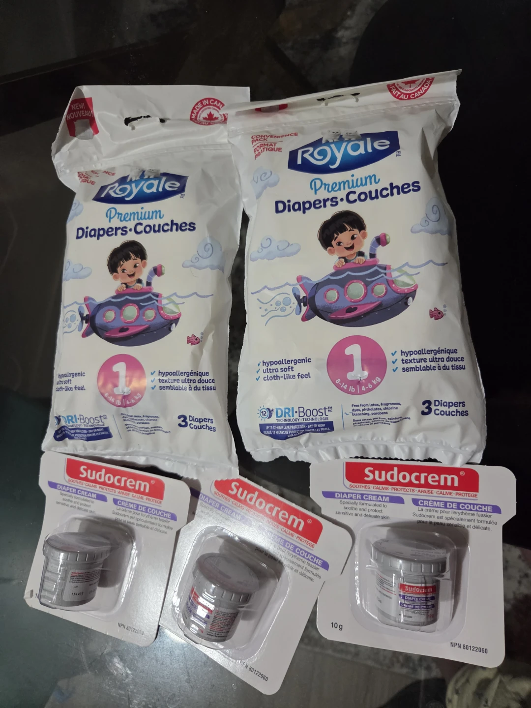 Sudocrem Diaper Rash Cream - 3 x 10g Jars