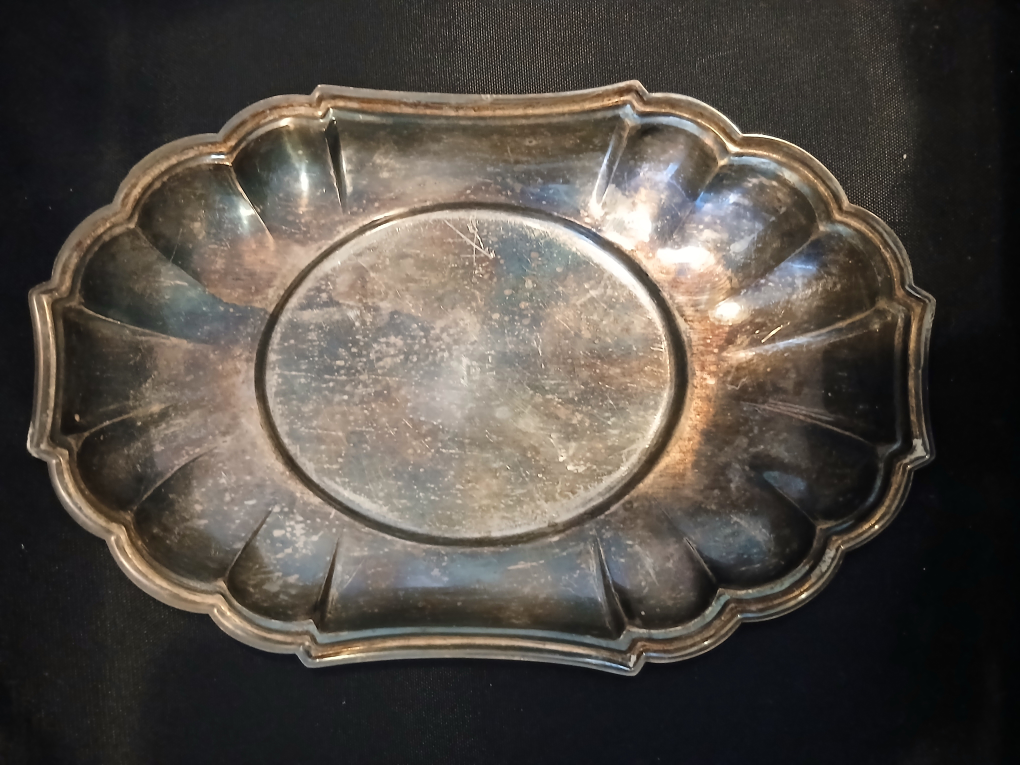 Antique Silver Plated Serving Dish - photo 2