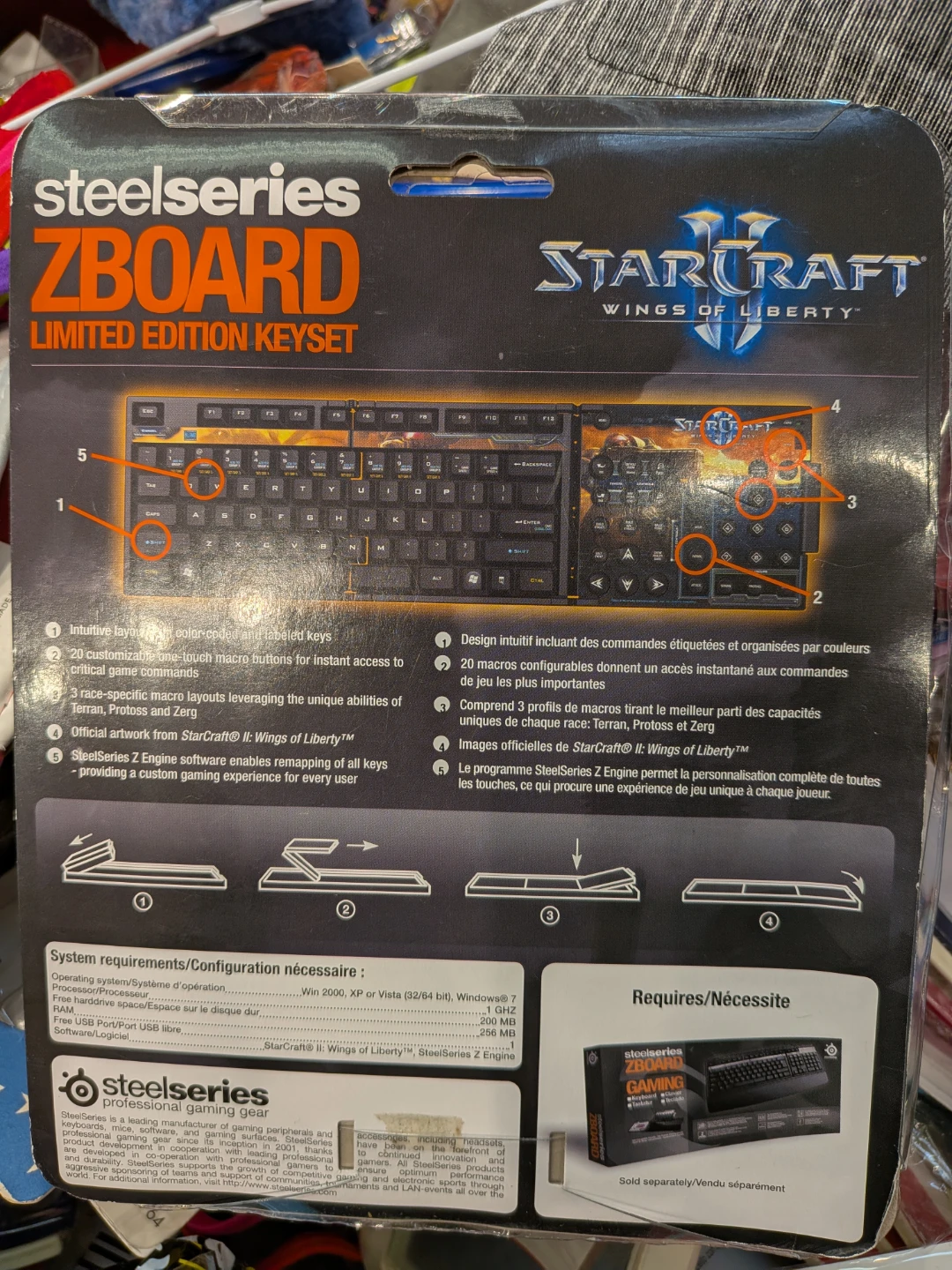 SteelSeries ZBOARD StarCraft Limited Edition Keyset - photo 2