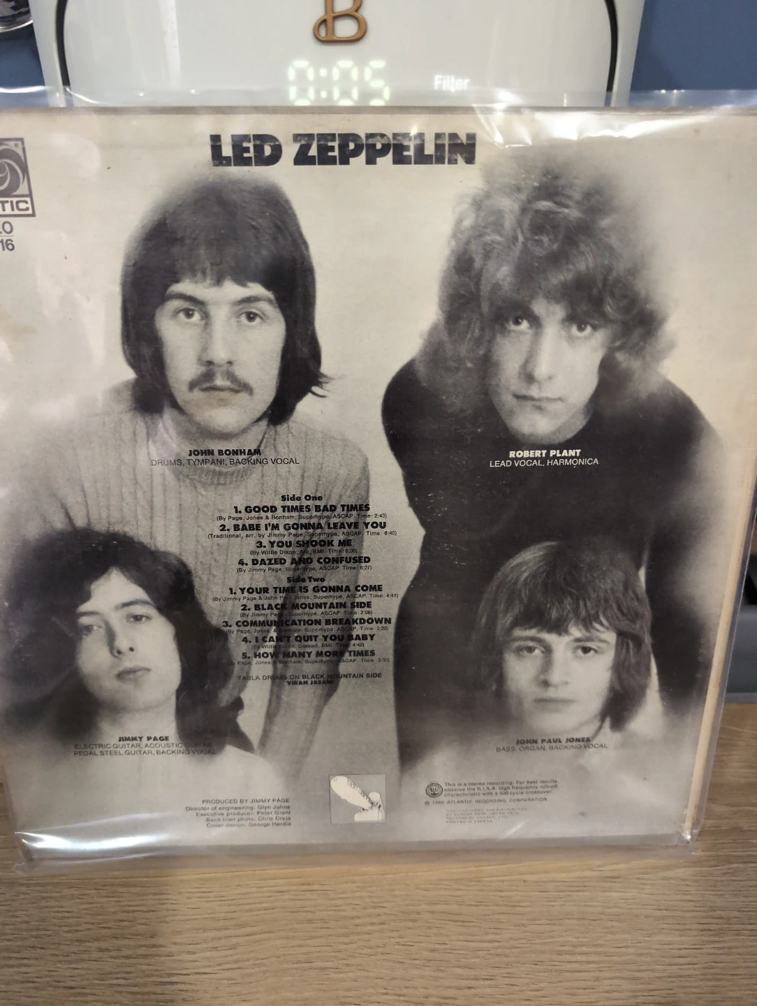 Led Zeppelin Self-Titled Album Vinyl Record - photo 2