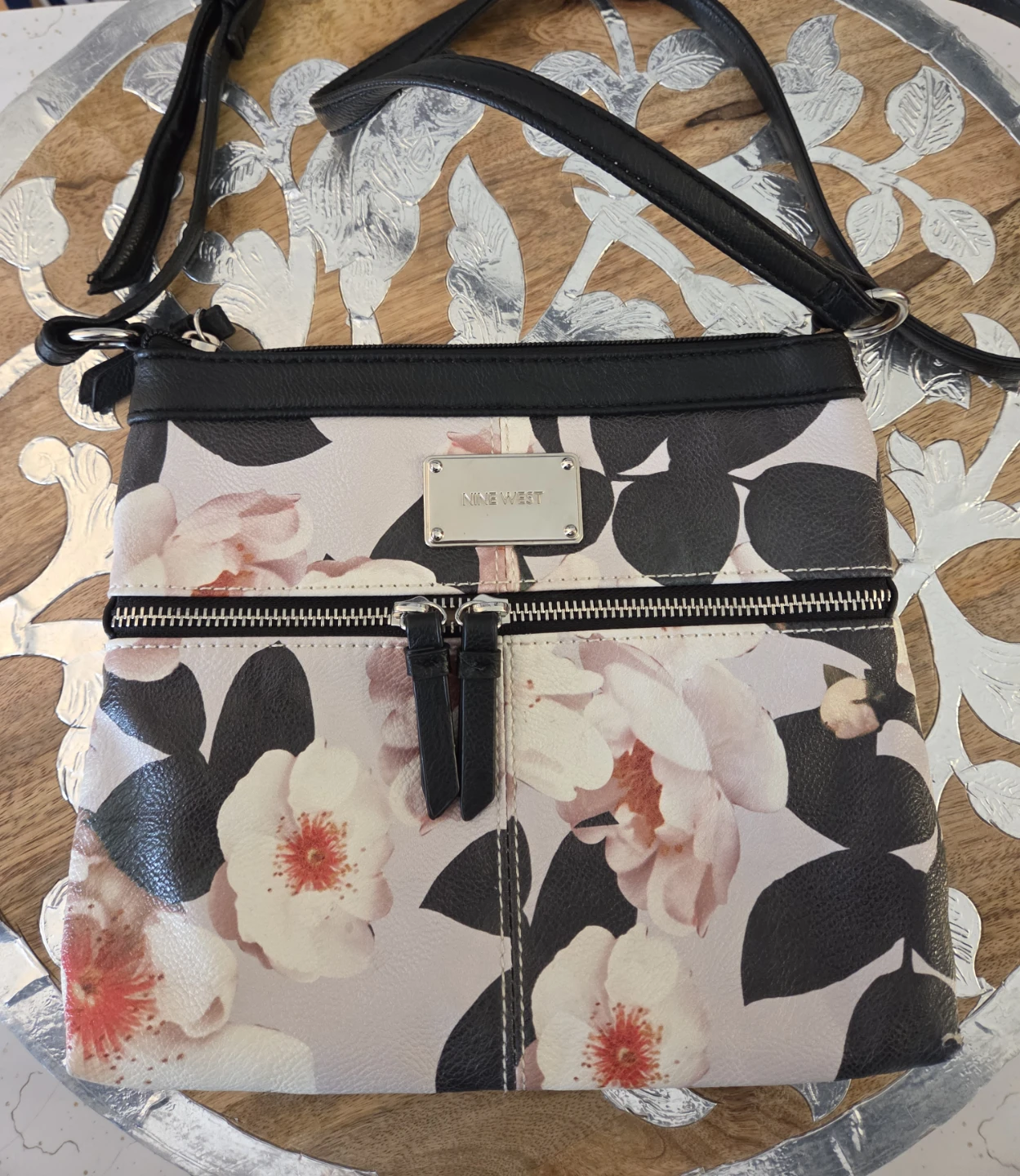 Nine West Stony Mini Floral Crossbody Bag