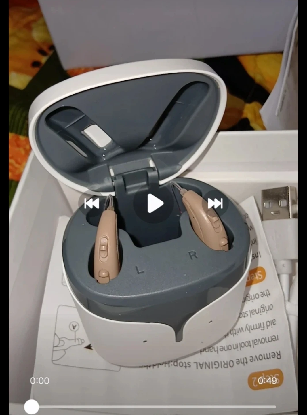 New neverused .Brand: MCBLY BTE Hearing aids, Rechargeable RIC