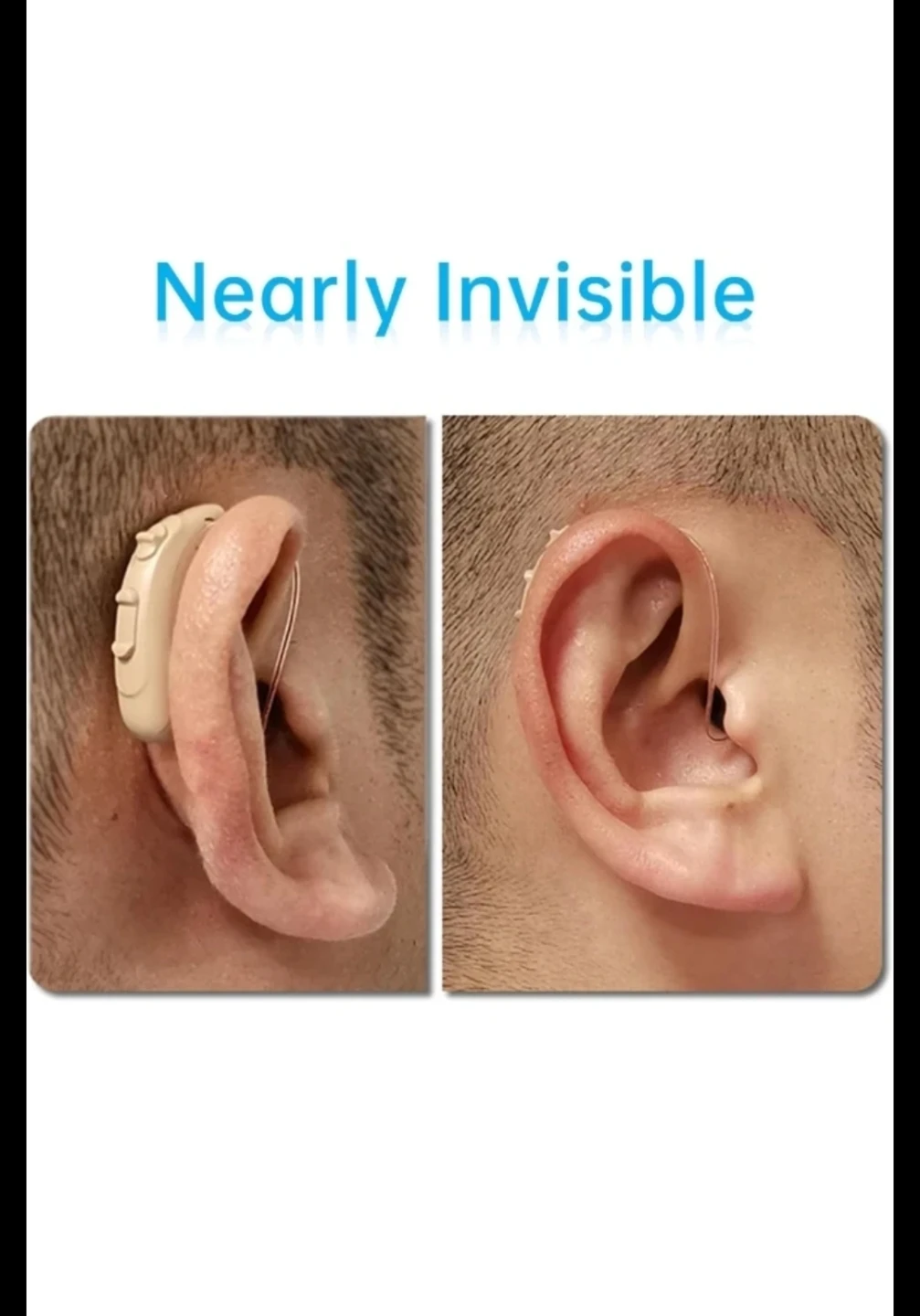 New neverused .Brand: MCBLY BTE Hearing aids, Rechargeable RIC - photo 2
