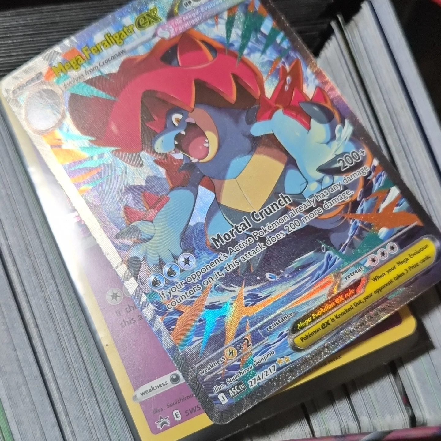 Pokemon Trading Card - Mega Feraligatr EX