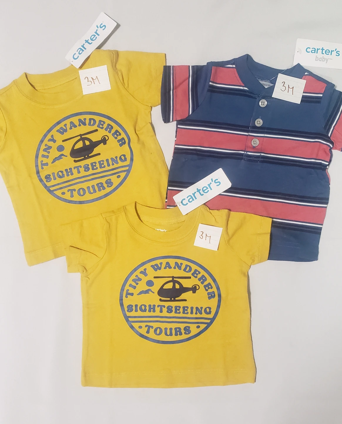 Brand new Carter Baby Boys Tshirt Each $5 - photo 2