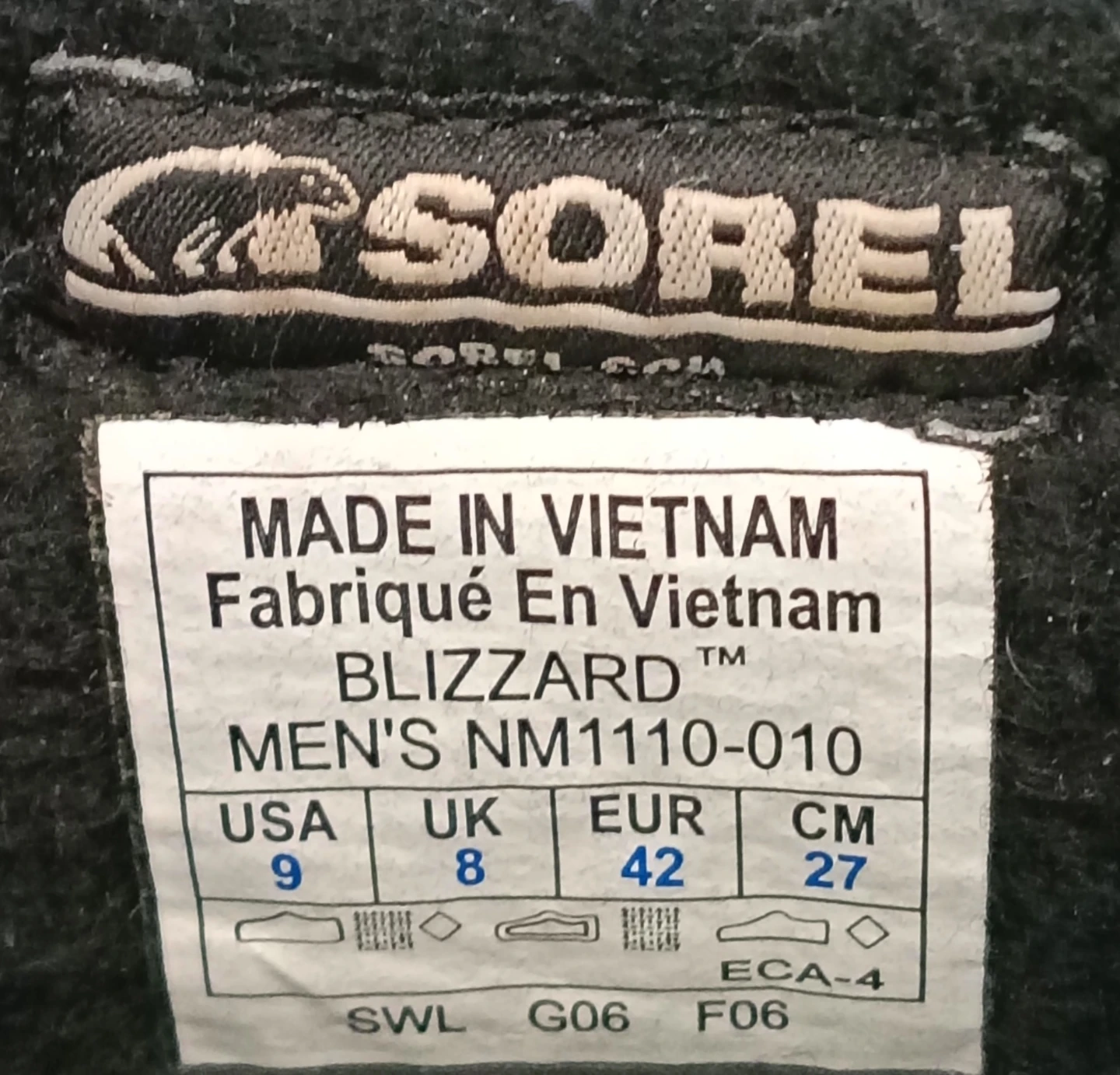 Sorel Blizzard Winter Boots Men’s Size 9 - photo 2