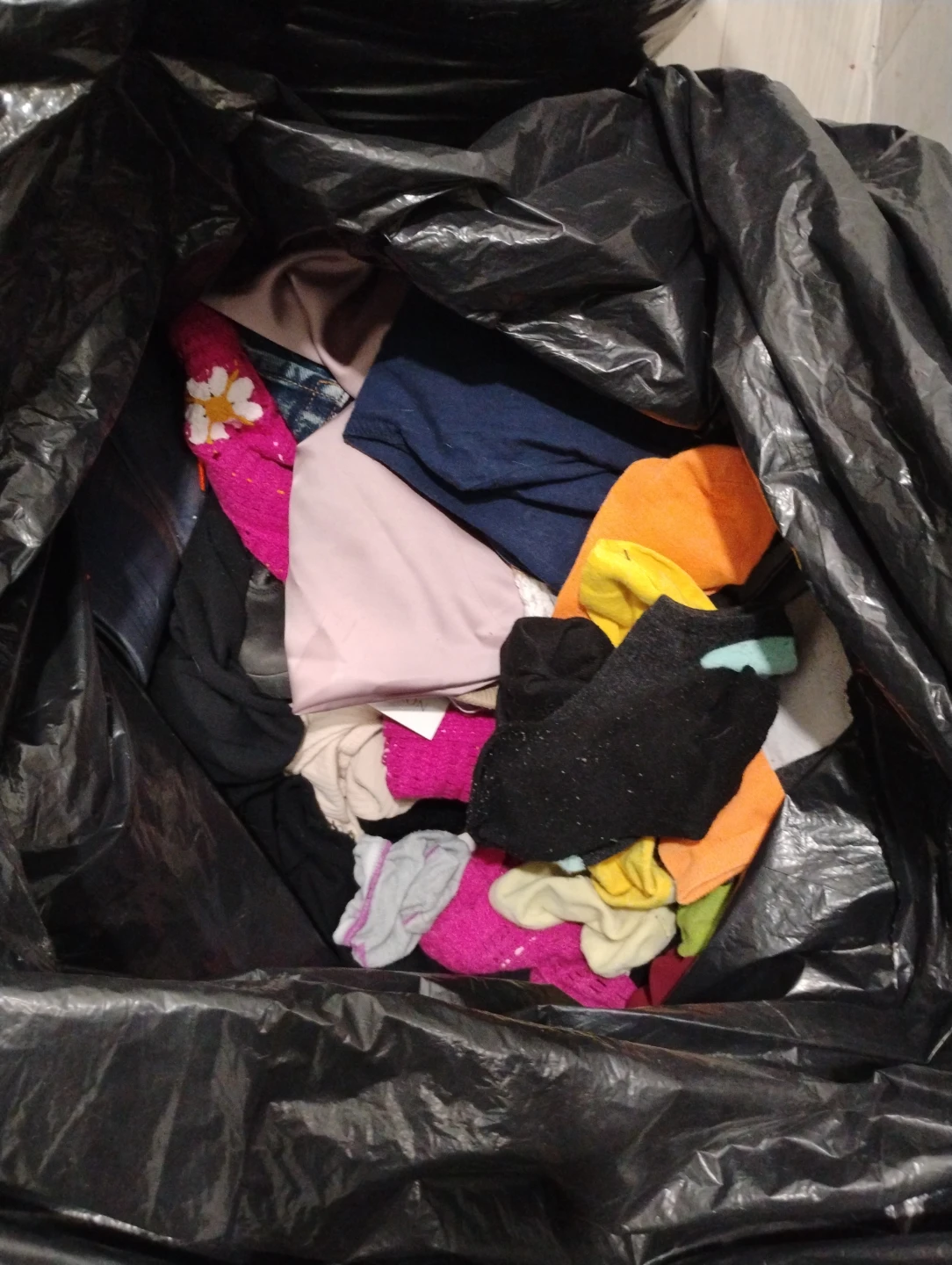 Clothes of female teenager