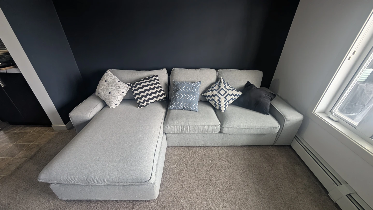 Grey Sectional Sofa - photo 2