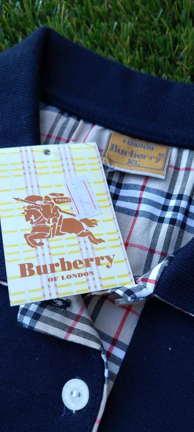 Burberry of London Navy Blue Polo Shirt - photo 2