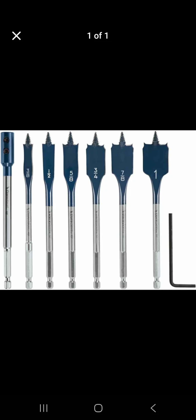 Bosch Spade Bit Set for Wood
