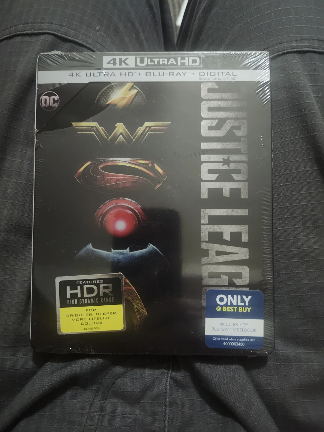 Justice League 4K Ultra HD Blu-ray Steelbook