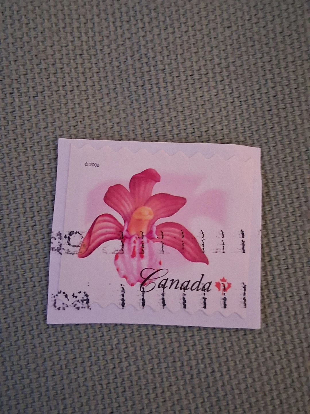 2006 Spotted Coralroot orchid Canada stamp