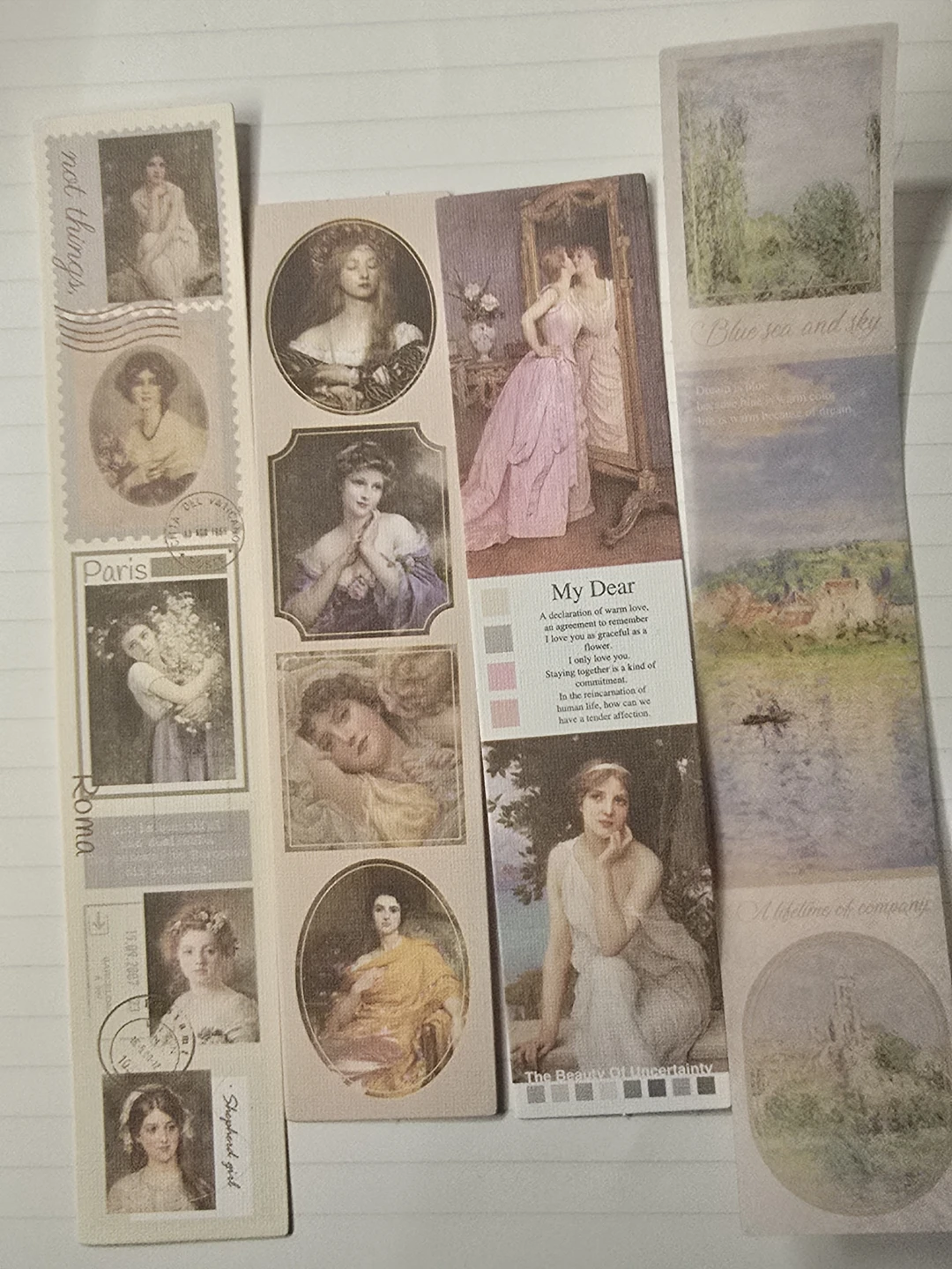 Vintage Style Stickers (20+ pcs)