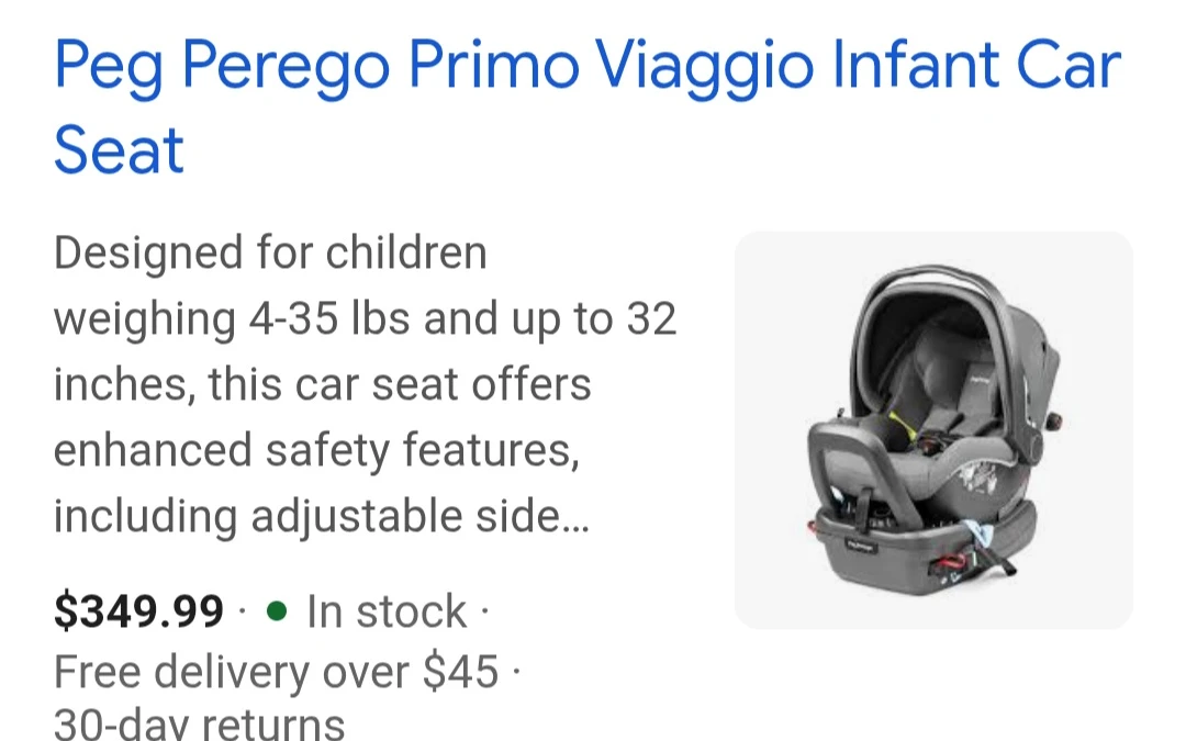 Peg perego made in italy car seat - photo 3