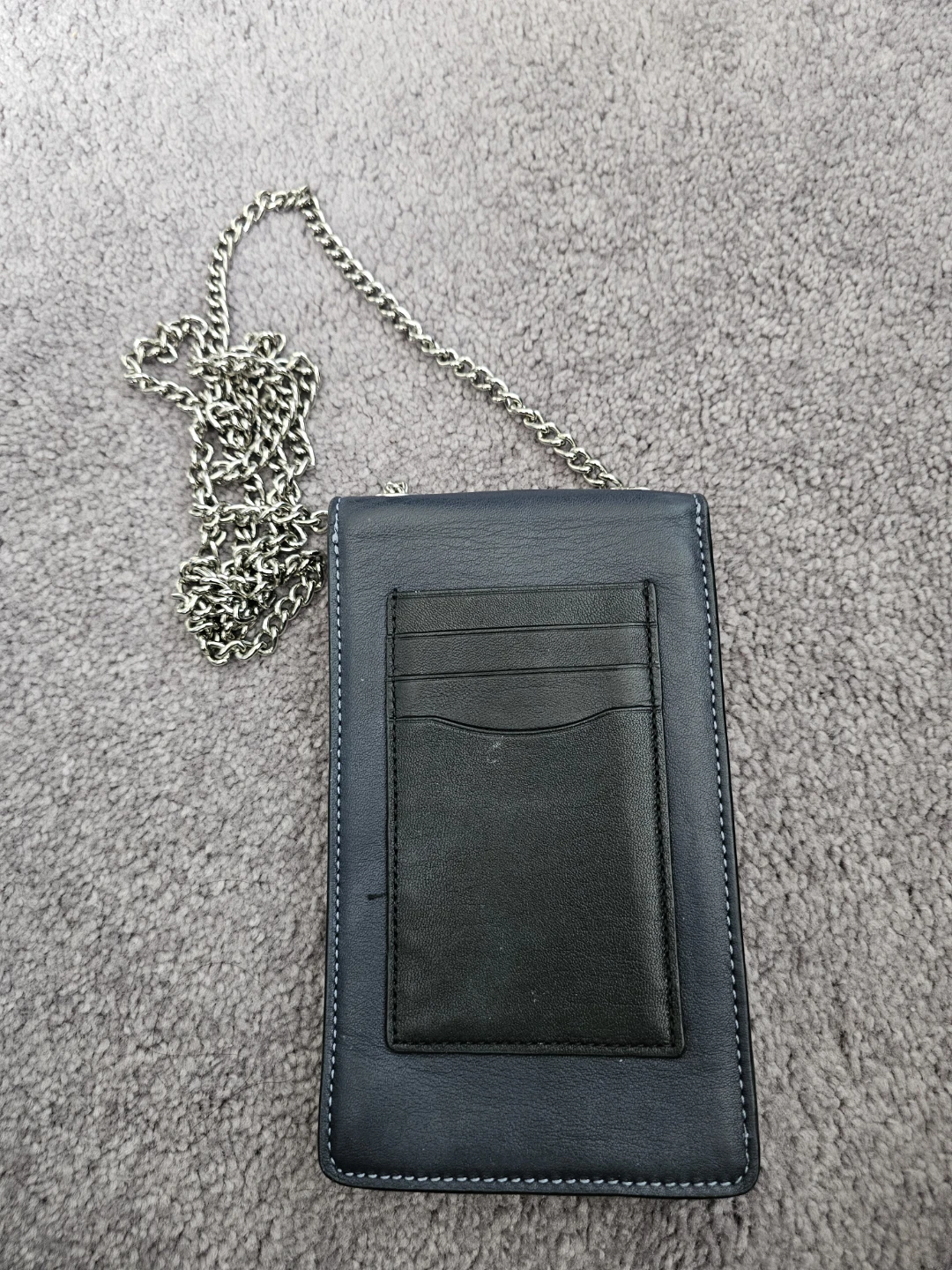 Coach Signature Denim & Leather Phone Crossbody Bag - photo 2