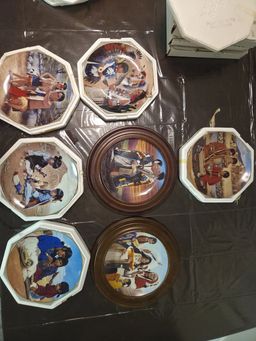 Proud indian families plate collection