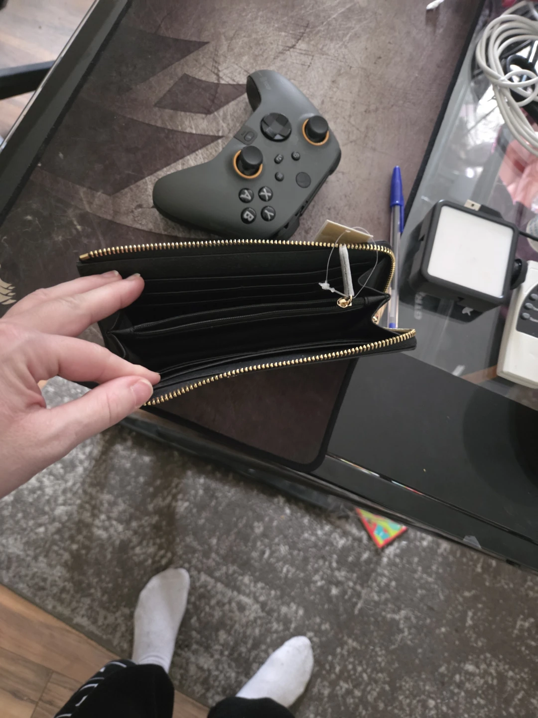 Michael Kors Black Zip Around Wallet New - photo 2