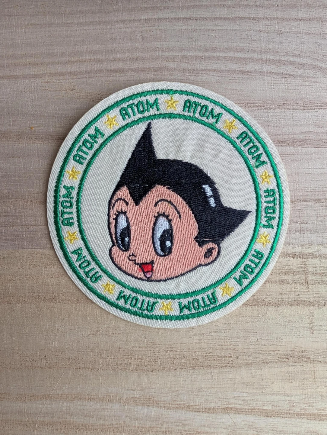 Atom Boy Embroidered Patch