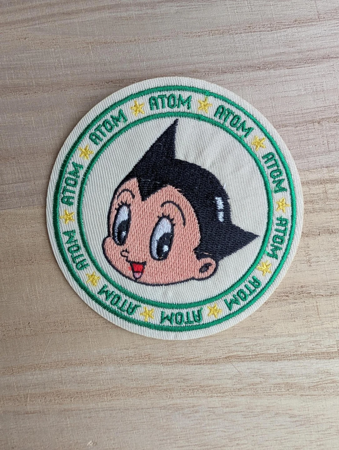 Atom Boy Embroidered Patch - photo 2