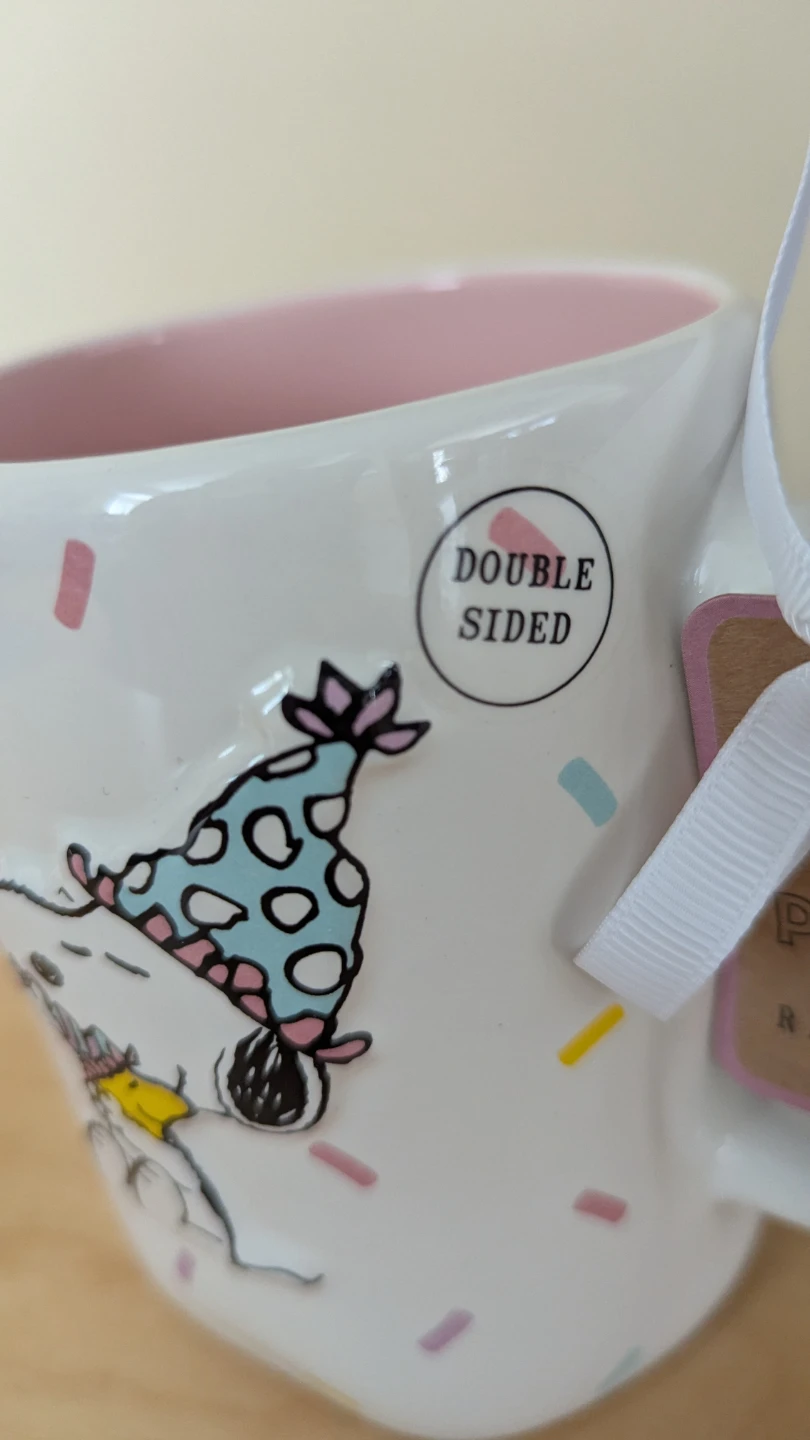Rae Dunn x Peanuts Happy Birthday Snoopy Mug - photo 4