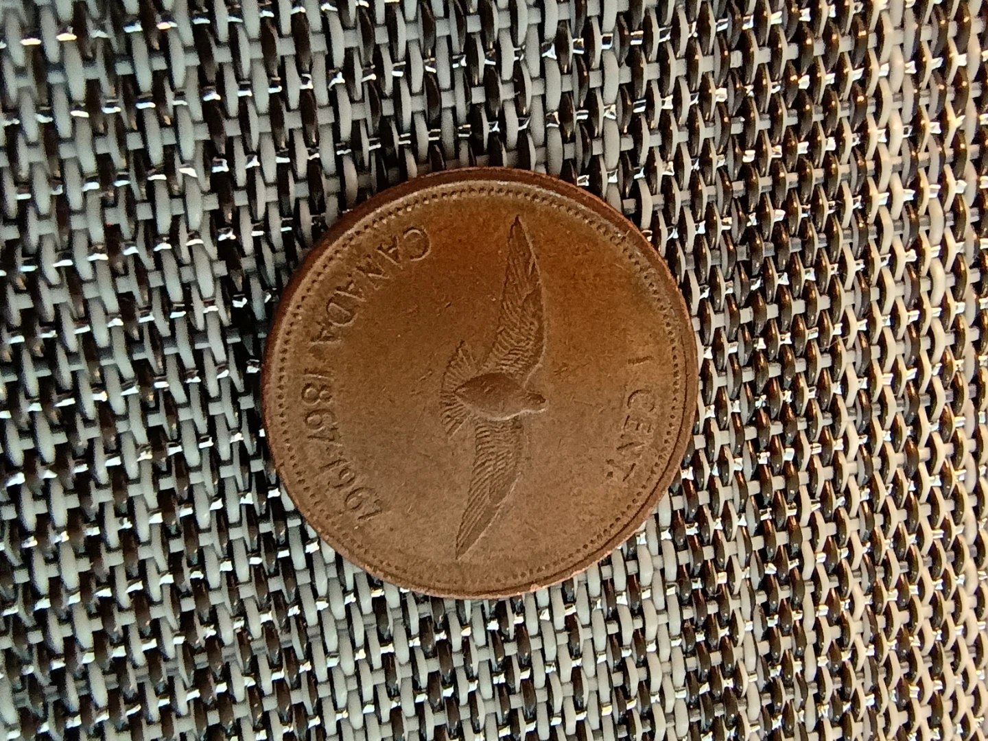 Canada 1 Cent Coin 1867-1967 - photo 2