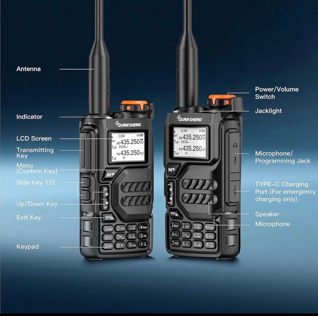 Quan Sheng Two-Way Radios (2-Pack) - photo 5