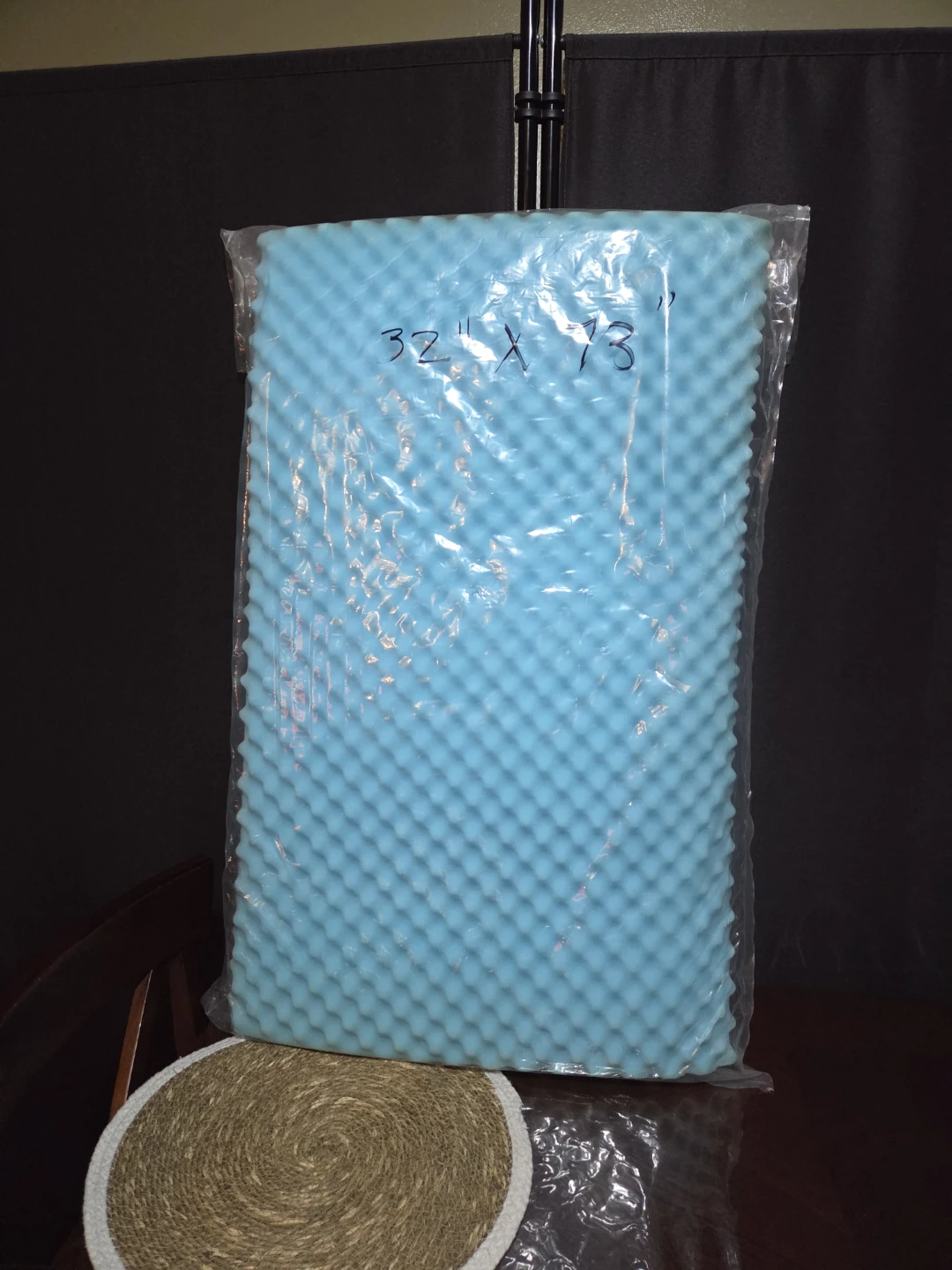 Egg Crate Foam Pad 32" x 73"