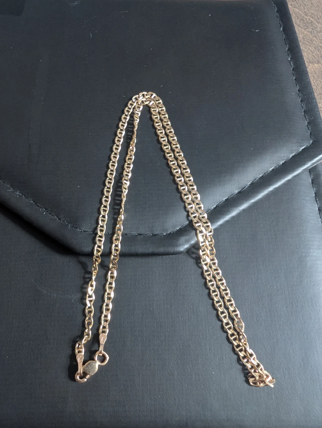 Brand New 10K Yellow Gold 16” Necklace For Sale - photo 4