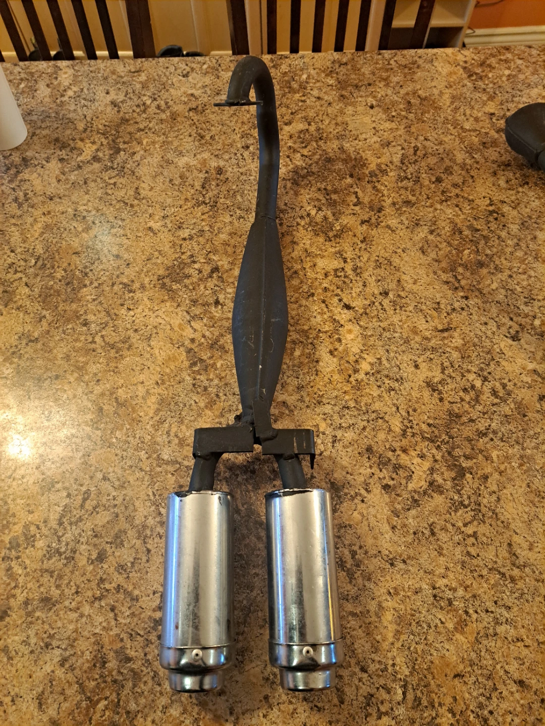 49 cc pocketbije exhaust pipe