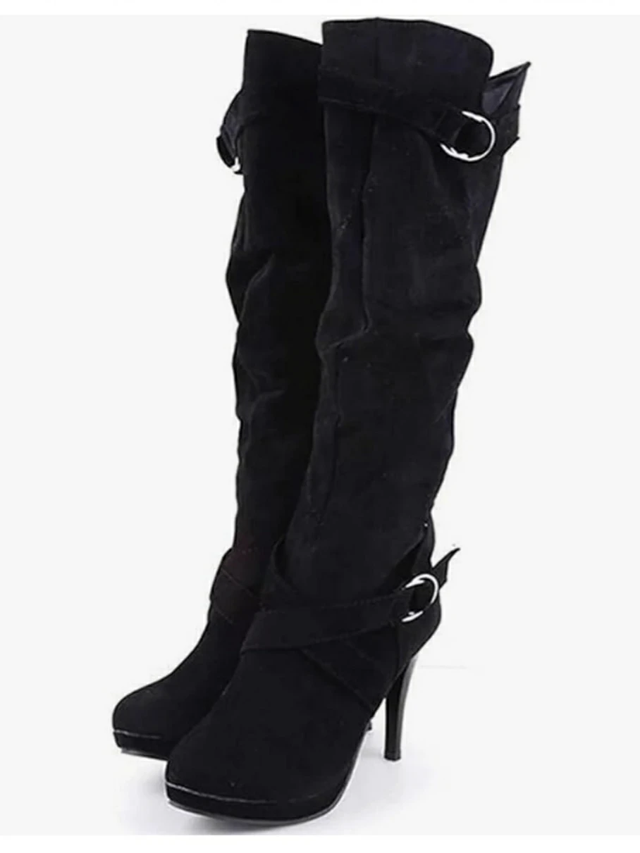 Brand new High Heel Fashion Women's Classy Suede Boot - photo 3