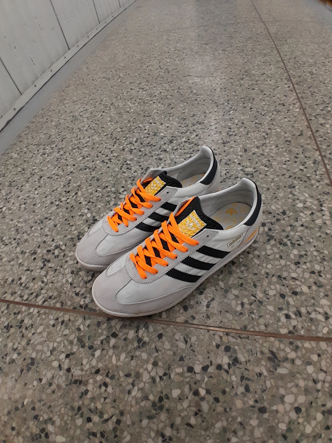 Adidas SL 72 Shoes - Grey/Black/Orange Size 11 - photo 2