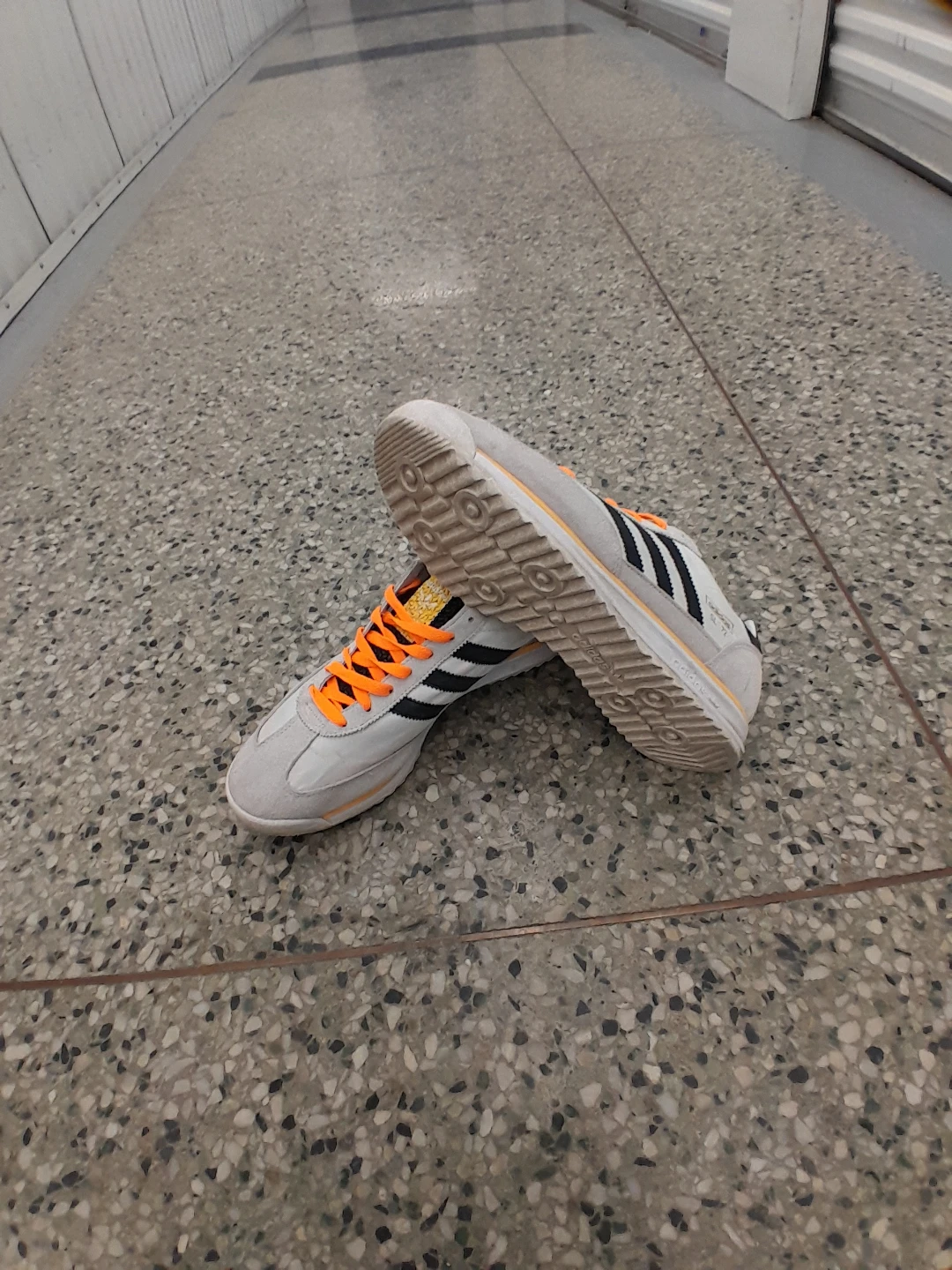 Adidas SL 72 Shoes - Grey/Black/Orange Size 11 - photo 3
