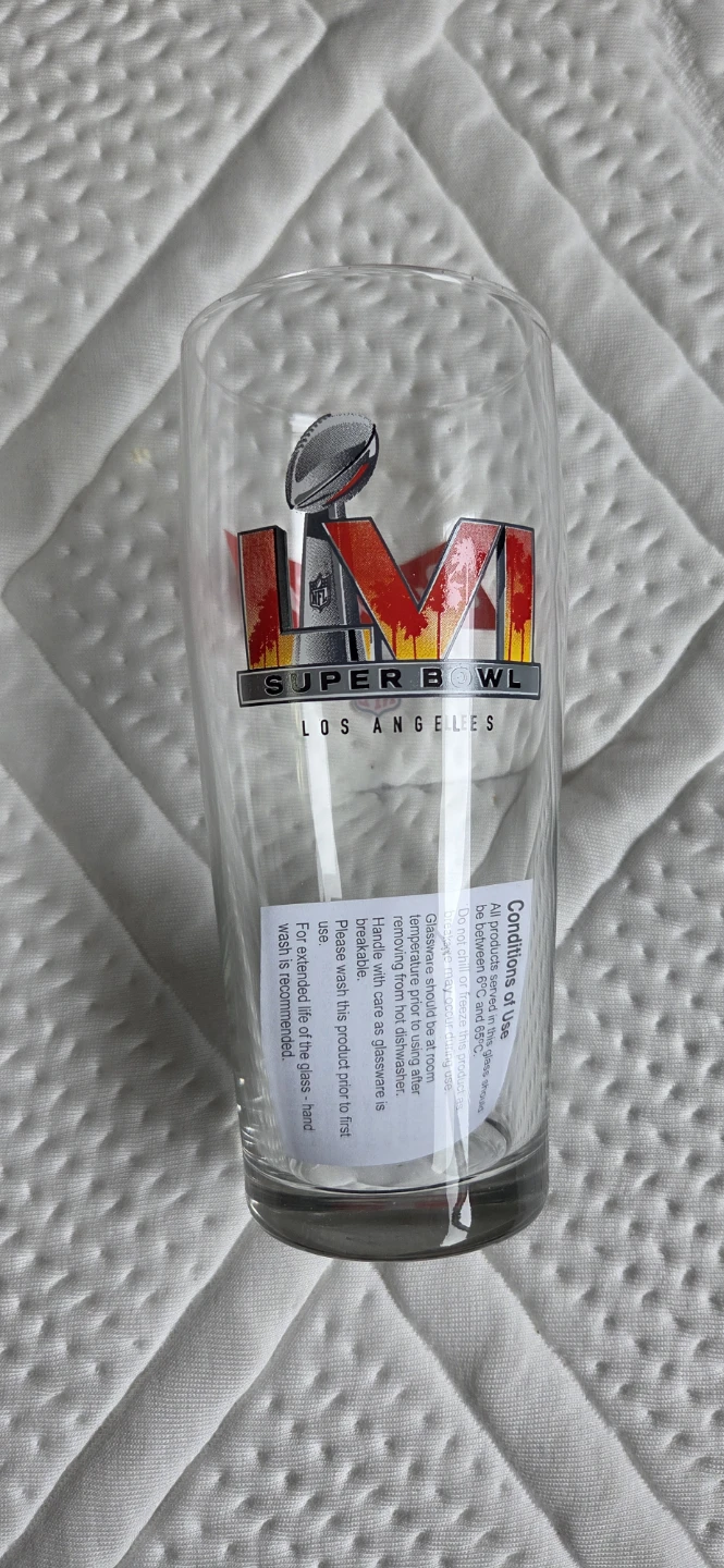 6 Budweiser NFL Super Bowl LV Limited Edition Pint Glass - photo 2
