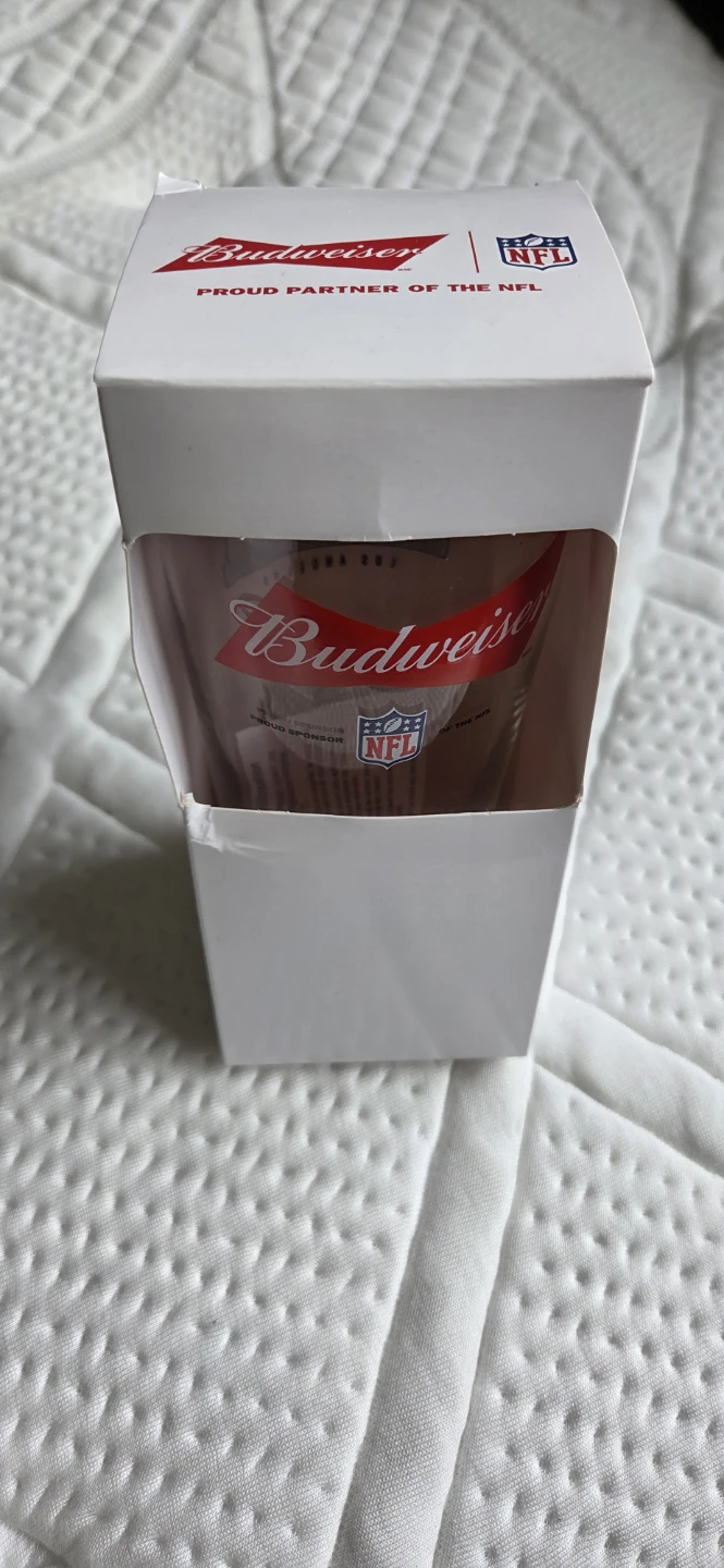 6 Budweiser NFL Super Bowl LV Limited Edition Pint Glass - photo 3