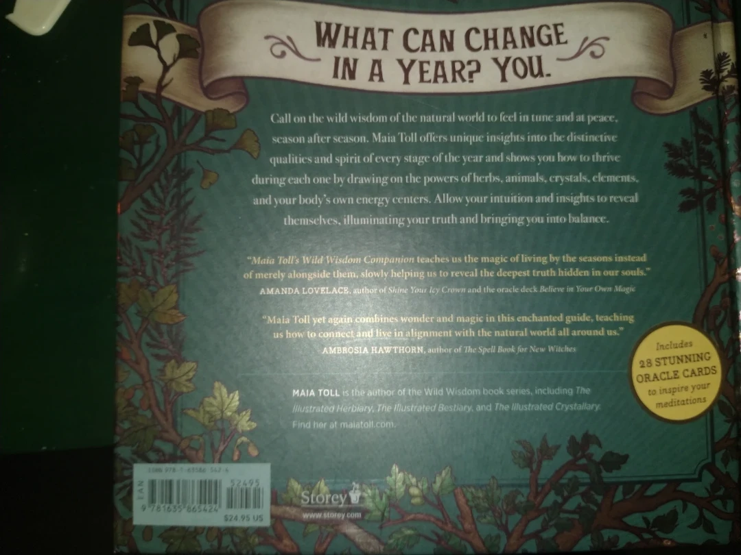 Maia Toll's Wild Wisdom Companion Oracle Cards & Seasonal Wheel - photo 5