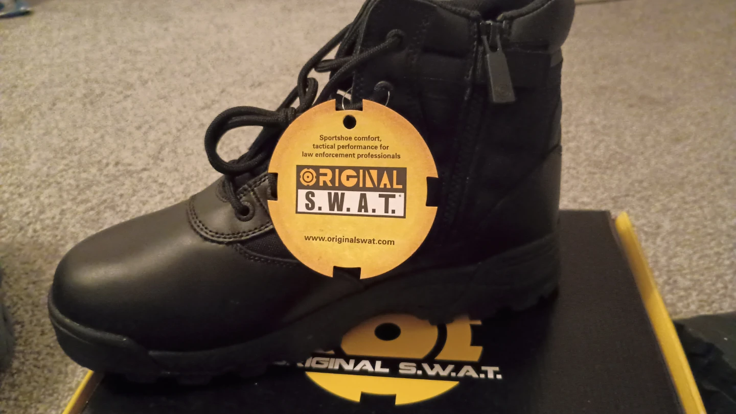 Original S.W.A.T. Men's Black Tactical Boots Size 11.5W - photo 2