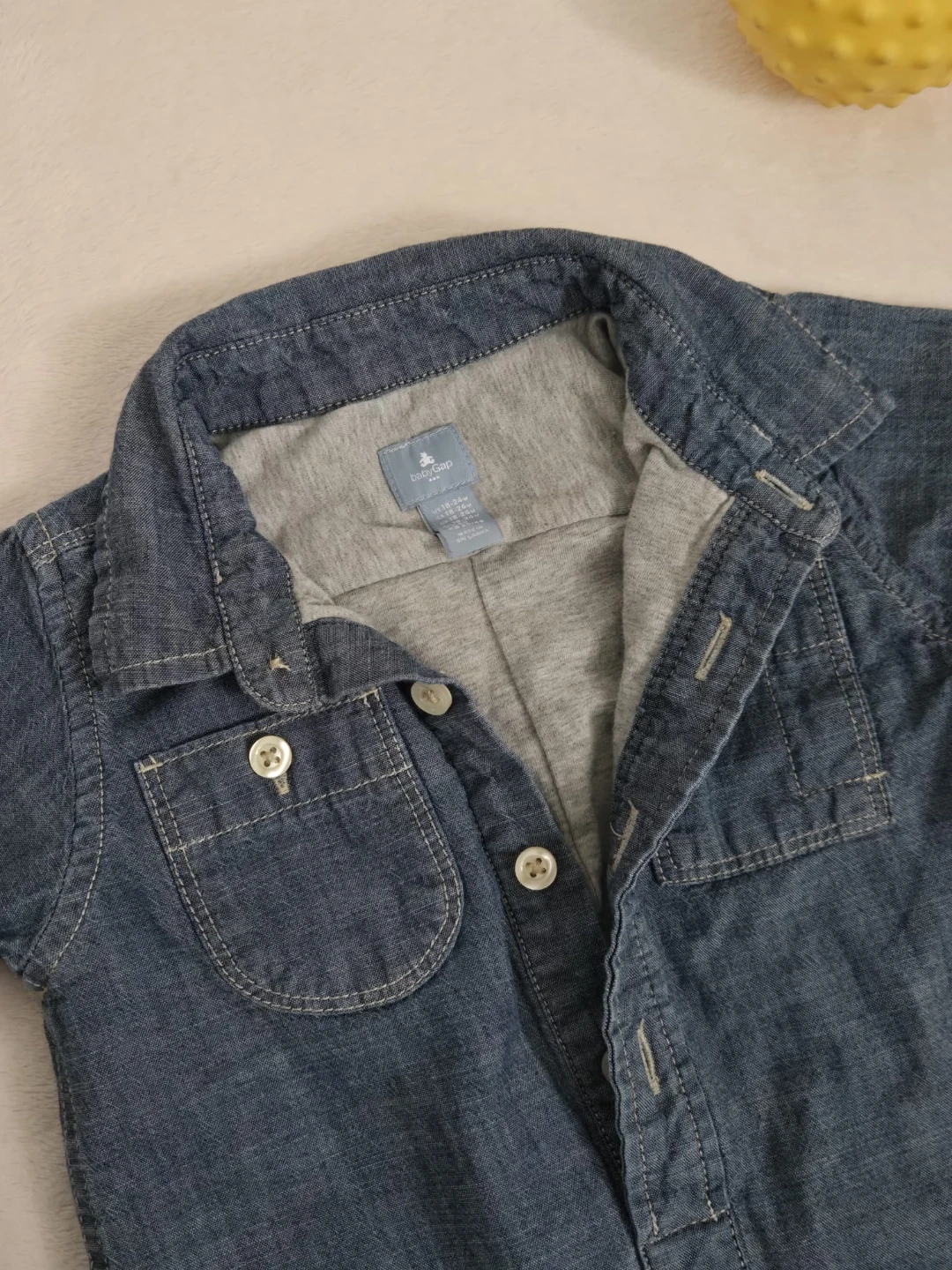 Gap Denim Jumpsuit Baby girl Size 6-12 Months - photo 4