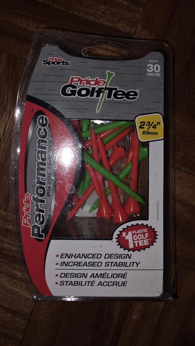 Pride Golf Tee Plastic Tees - 2 3/4" Approx 30 Tees