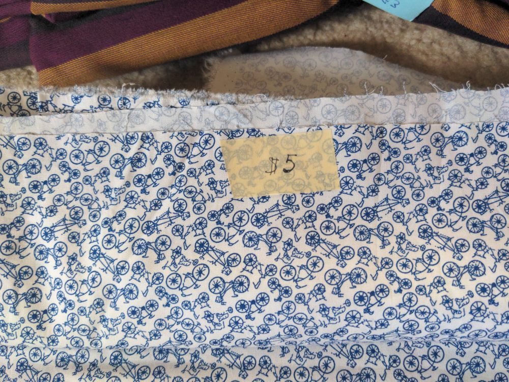 Striped and patterned cotton fabrics for sewing - photo 3