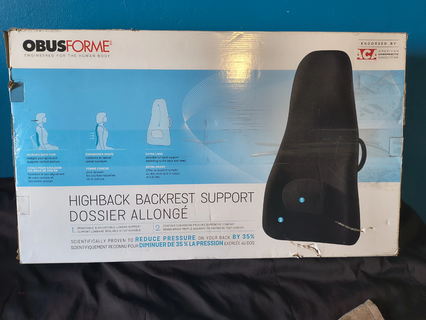 Obusforme Highback Backrest Support