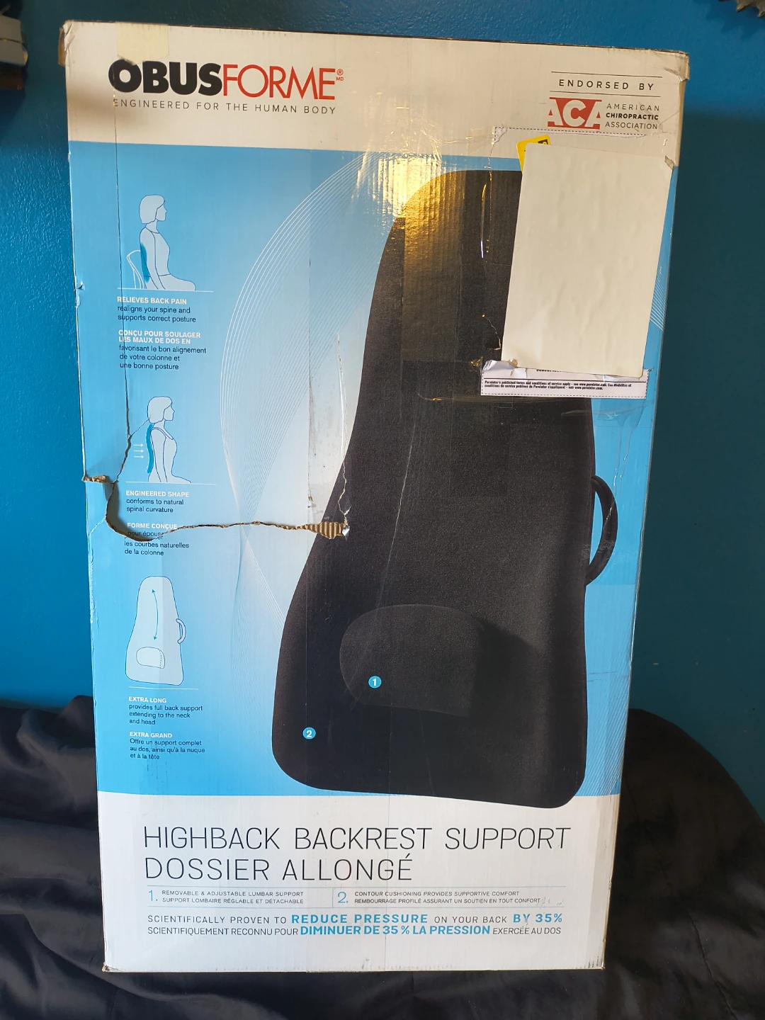 Obusforme Highback Backrest Support - photo 2
