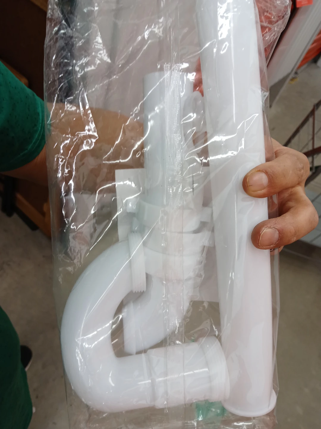 SIMMOO Plastic P-Trap Drainage Kit 1 1/2"